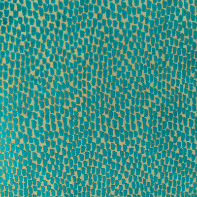 Kravet 36320.354.0 Foundrae Upholstery Fabric in Parakeet/Blue/Gold