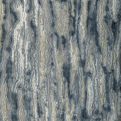 Kravet Couture 36322.52.0 Velvet Waves Upholstery Fabric in Vapor Blue/Blue/Ivory/Slate