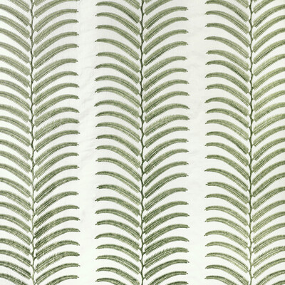 Kravet Couture 36344.3.0 Plantae Drapery Fabric in Leaf/White/Green