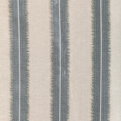 Kravet Couture 36346.1611.0 Etched Stripe Multipurpose Fabric in Fog/Beige/Grey/Metallic