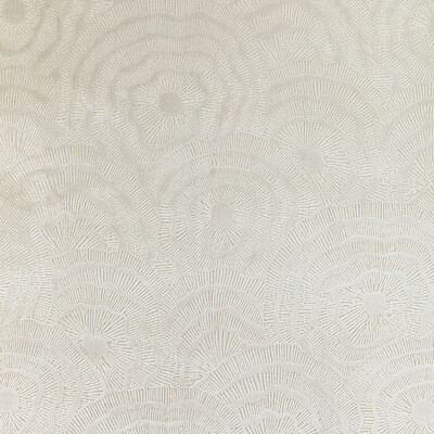 Kravet Couture 36366.1.0 Panache Velvet Upholstery Fabric in Ivory/Grey