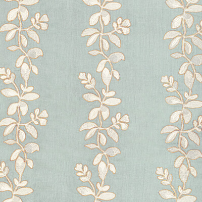 Kravet Couture 36380.1615.0 Gingerflower Multipurpose Fabric in Celeste/Blue/Beige/Ivory