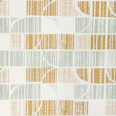 Kravet Contract 36521.411.0 Upswing Upholstery Fabric in Sea Coast/Gold/Spa/Yellow