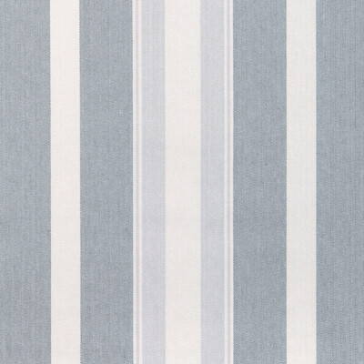 Kravet Couture 36863.115.0 Natural Stripe Upholstery Fabric in Sky/White/Light Blue/Blue