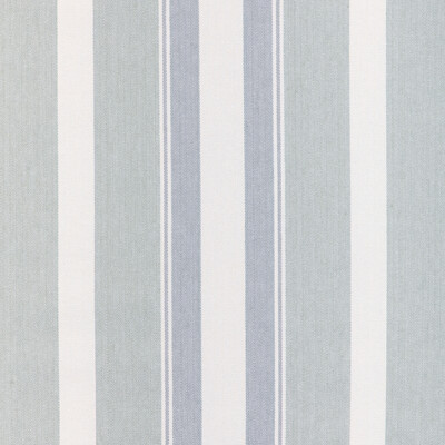 Kravet Couture 36863.15.0 Natural Stripe Upholstery Fabric in Seaglass/White/Mineral/Blue