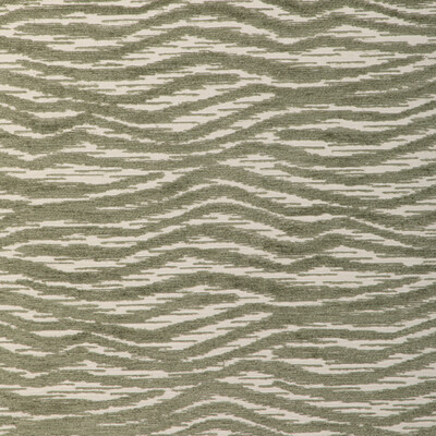 Kravet Couture 36899.3.0 Tuscan Ripples Upholstery Fabric in Lichen/Ivory/Olive Green/Green