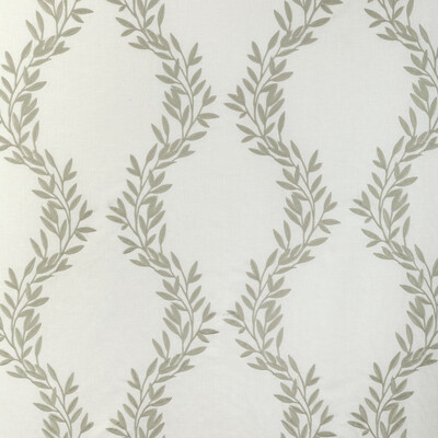 Kravet Design 36942.30.0 Leaf Frame Drapery Fabric in Sage/Green/White