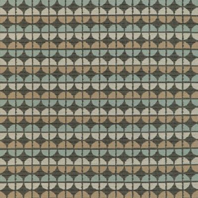 Kravet Contract 37051.615.0 Decoy Upholstery Fabric in Mineral/Brown/Light Blue/Beige