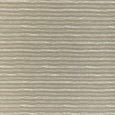 Kravet Design 37057.106.0 Wave Length Upholstery Fabric in Taupe/White/Beige