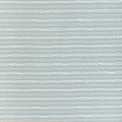 Kravet Design 37057.15.0 Wave Length Upholstery Fabric in Sky/Spa/Ivory/Light Blue