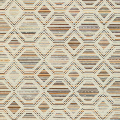 Kravet Contract 37073.411.0 Northport Upholstery Fabric in Driftwood/Yellow/Grey