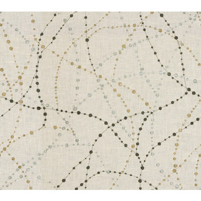 Kravet Design 3715.1611.0 Star Gazer Drapery Fabric in White , Grey , Black Opal