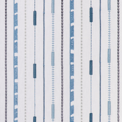 Kravet Basics 37163.51.0 Kravet Basics Multipurpose Fabric in White/Blue/Black