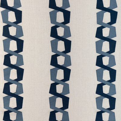 Kravet Basics 37186.51.0 Kravet Basics Multipurpose Fabric in White/Indigo/Blue