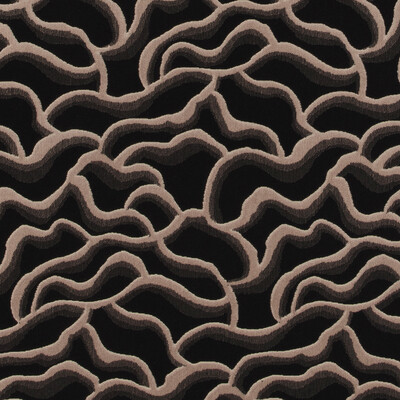Kravet Design 37241.816.0 Upholstery Fabric in Beige/Black