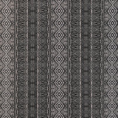 Kravet Design 37246.21.0 Upholstery Fabric in White/Charcoal/Black