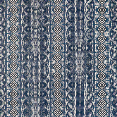 Kravet Design 37246.5.0 Upholstery Fabric in White/Indigo/Blue