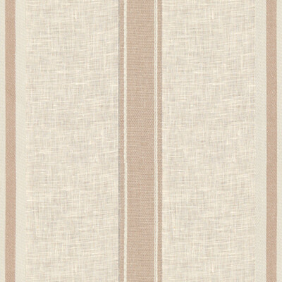 Kravet Design 3827.16.0 Colva Stripe Drapery Fabric in White , Beige , Lucite
