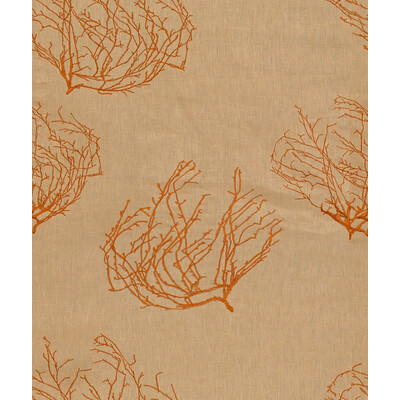 Kravet Couture 3943.1624.0 Wind Swept Drapery Fabric in Rust , Beige , Canyon