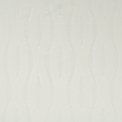 Kravet Design 4369.101.0 Sinuous Drapery Fabric in Ivory/White