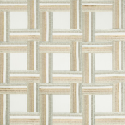 Kravet Couture 4449.116.0 Front Row Drapery Fabric in Greige/Beige/Grey/White