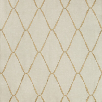 Kravet Couture 4476.16.0 Looped Ribbons Drapery Fabric in Beige , Wheat , Linen