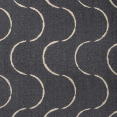 Kravet Couture 4549.58.0 Synergy Drapery Fabric in Indigo , Ivory , Ink