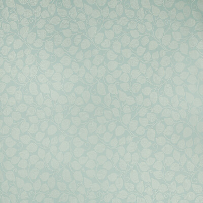 Kravet Contract 4627.15.0 Dotted Leaves Drapery Fabric in Light Blue , White , Santorini