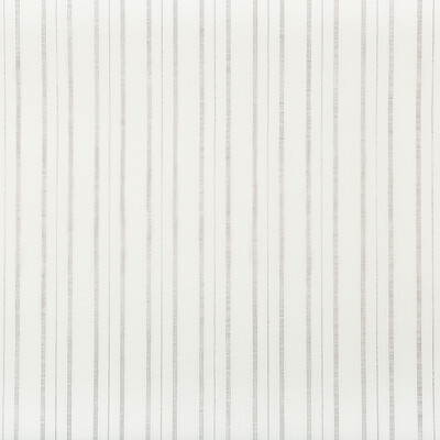 Kravet Contract 4821.11.0 A Fine Line Drapery Fabric in White , Silver , Silver