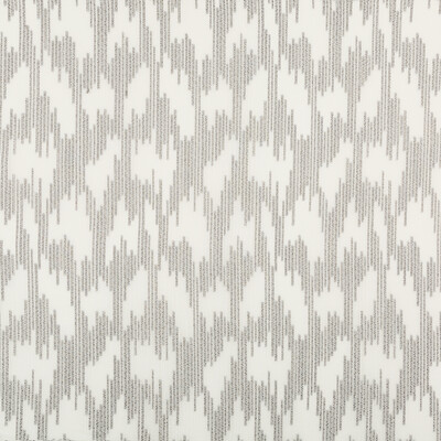 Kravet Contract 4825.11.0 Kace Drapery Fabric in White , Grey , Pewter