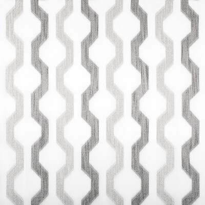 Kravet Contract 4826.11.0 Elevated Drapery Fabric in White , Grey , Pewter