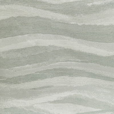 Kravet Couture 4951.13.0 Silk Waves Drapery Fabric in Mist/Silver/White/Teal