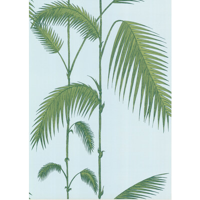Cole & Son 66/2010.CS.0 Palm Leaves Wallcovering in Pale Bl/Light Blue/Green
