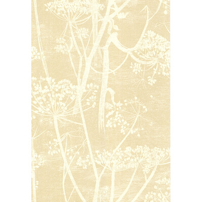 Cole & Son 66/7049.CS.0 Cow Parsley Wallcovering in White/bge/Beige/White