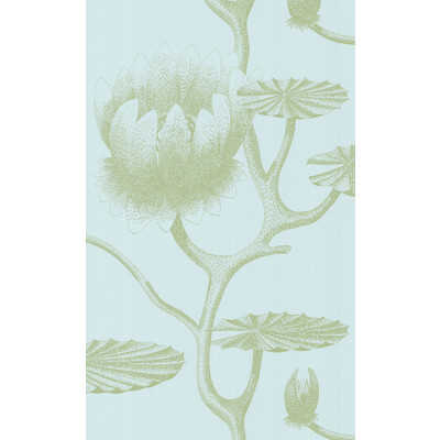 Cole & Son 69/3112.CS.0 Lily Wallcovering in Sage/pale Blue/Green/Blue