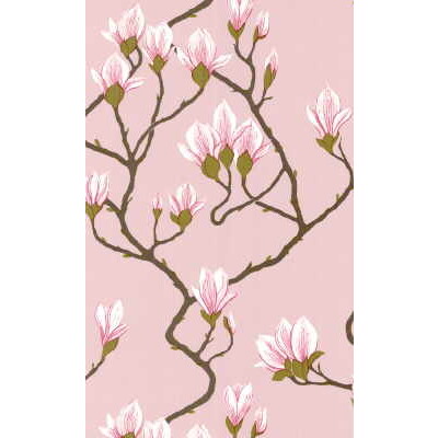Cole & Son 72/3009.CS.0 Magnolia Wallcovering in Pink