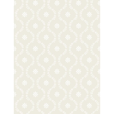 Cole & Son 88/3014.CS.0 Clandon Wallcovering in Eggshell/Light Yellow/Beige