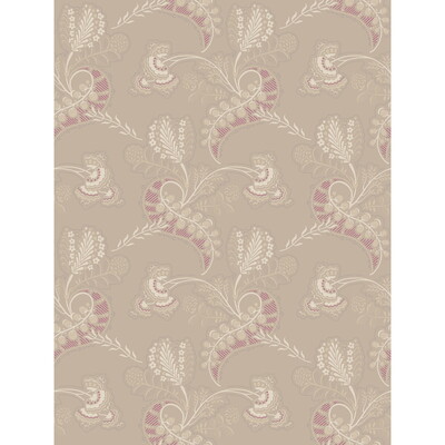 Cole & Son 88/4017.CS.0 Hartford Wallcovering in Toast/Brown/Pink