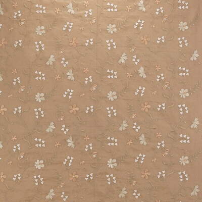 Kravet 8875.112.0 Sinensis Sheer Drapery Fabric in Apricot/Beige/Rust