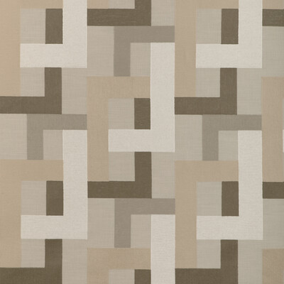 Kravet Basics 90009.16.0 Farnsworth Drapery Fabric in Camel/Ivory/Brown