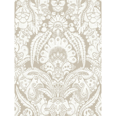 Cole & Son 94/2009.CS.0 Chatterton Wallcovering in Linen And White