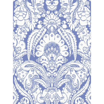 Cole & Son 94/2012.CS.0 Chatterton Wallcovering in Blue And White