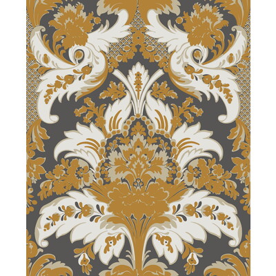 Cole & Son 94/5027.CS.0 Aldwych Wallcovering in Black And Gold