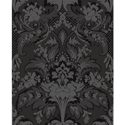 Cole & Son 94/5030.CS.0 Aldwych Wallcovering in Black And Graphite