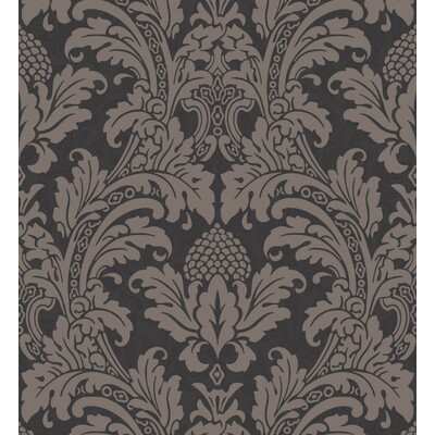 Cole & Son 94/6032.CS.0 Blake Wallcovering in Black And Graphite