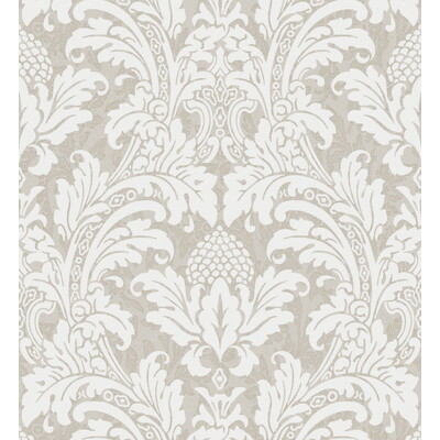 Cole & Son 94/6035.CS.0 Blake Wallcovering in White And Silver