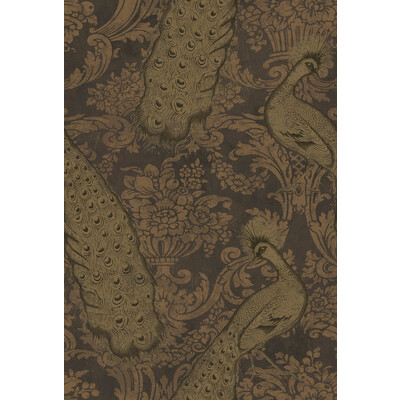 Cole & Son 94/7036.CS.0 Byron Wallcovering in Black And Gold
