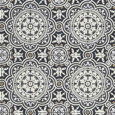 Cole & Son 94/8045.CS.0 Piccadilly Wallcovering in Black And White