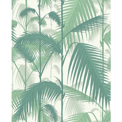 Cole & Son 95/1002.CS.0 Palm Jungle Wallcovering in Forest Gre/w/Green