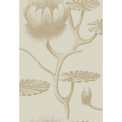 Cole & Son 95/4019.CS.0 Lily Wallcovering in Linen/gold/Beige/Yellow